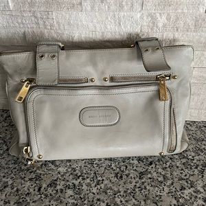 Marc Jacobs leather grey handbag tote